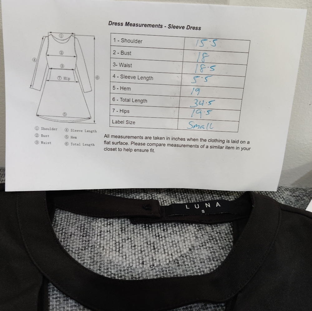 Luna Dress - Small - Picture 9 of 10
